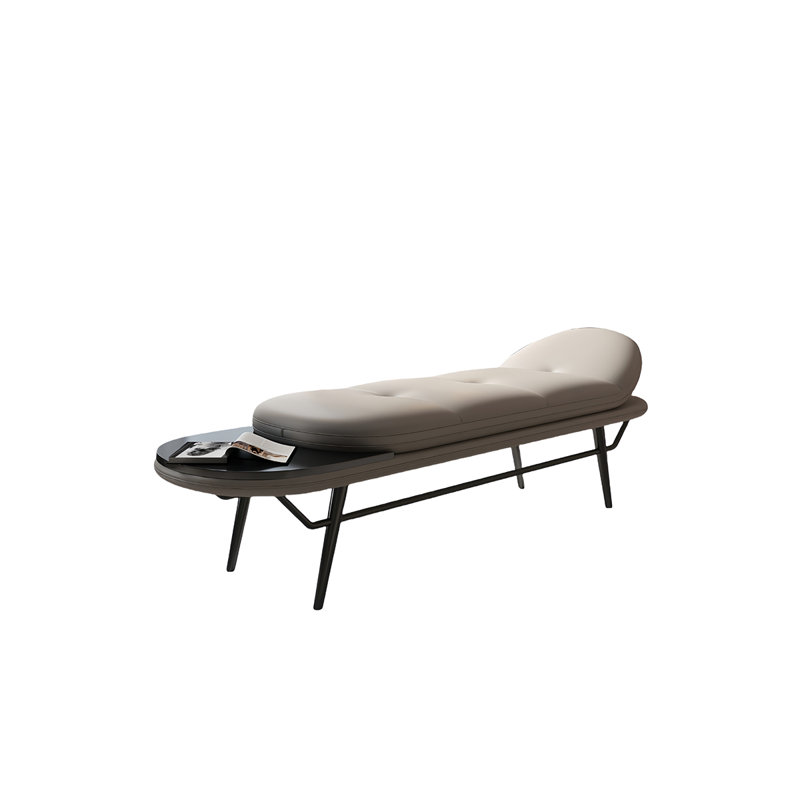 Banc rembourré en cuir Luxury Luxury