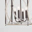 Lustre géométrique unique à 4 lumières
