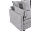 Chenille en forme de L avec coussins à double couche - spacieuse et luxueuse