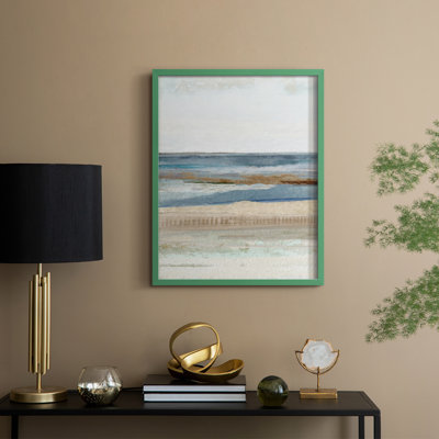 Saltwater Bay I, reproduction encadrée - bois massif