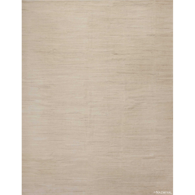 Tapis unique à motif abstrait de couleur unie et minimaliste moderne à tissage plat de couleur unie et unique