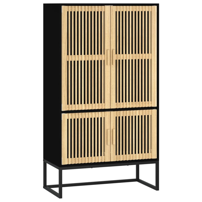 Aljay Storage Cabinet, Black