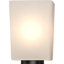Lustre carré / rectangulaire 2 lumières Paxton Pecan & Black