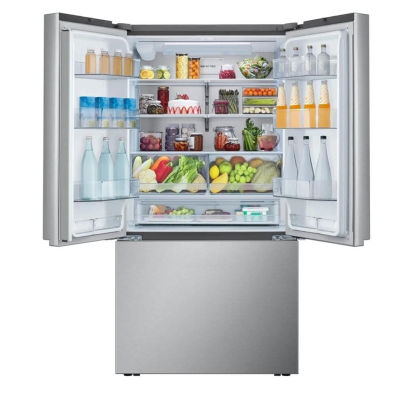 Lg 32 pieds cubes Pi. Réfrigérateur 3 portes à profondeur standard Max