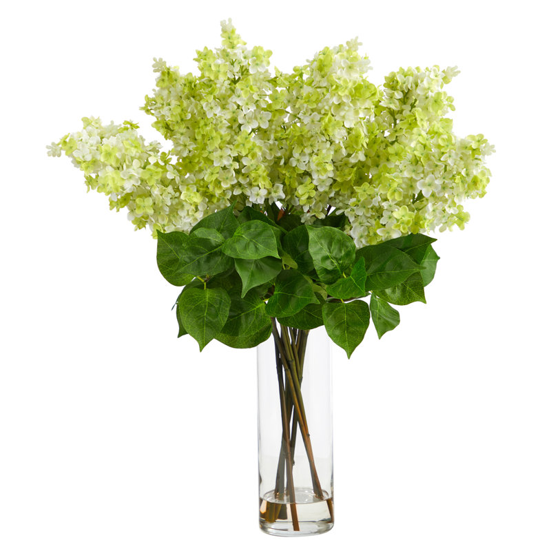 Arrangement floral lilas Alvarado dans un vase, Vert