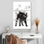 Brampt chien abstrait noir-108521620