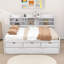 Lit plateforme en bois avec 3 tiroirs Ephinne-361747498-361747497