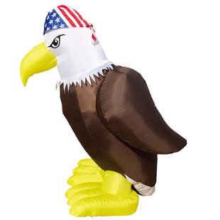 Inflatable Eagle Costume for Adult Air Blow Up Bald Eagle