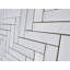 Bianco Herringbone 1"x4" Dolomite Herringbone Mosaic Floor Use Tile