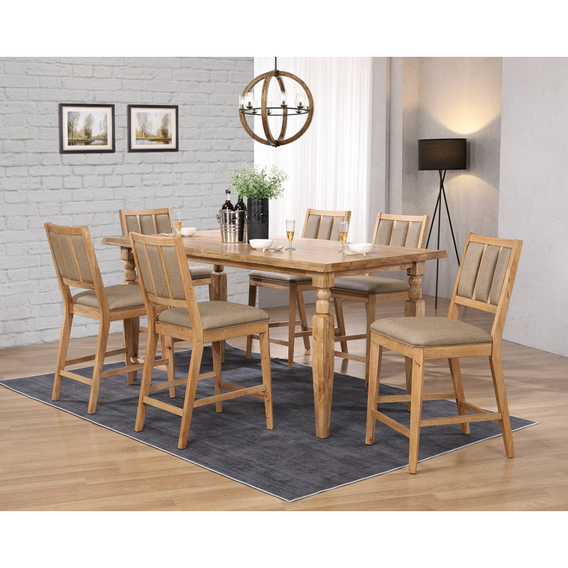 Cloyse Solid Wood Dining Table