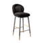 Tabouret de comptoir en velours Lowther Hailey-547621237-547641355-547641348