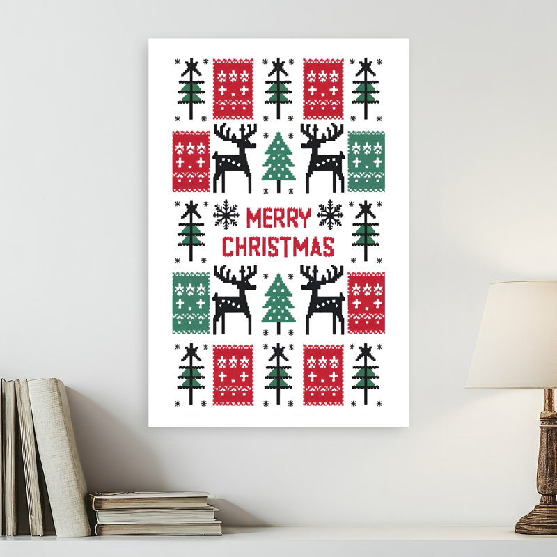 Merry Christmas, 24" H x 16" W