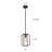 Poitiers 1 - Light Bronze Single Pendant