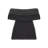 16" Height T-Shape Sherpa Upholstered Stool
