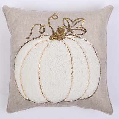  Citrouille simple sur toile de jute
