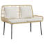 Poly Rattan Outdoor Bench