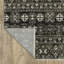 Tapis rectangulaire noir / gris Aldred-97104371