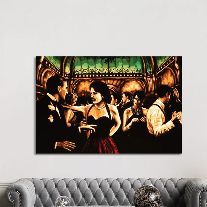 Glances by Max Zorn - Print on Canvas, 152.5 cm H x 101.5 cm W x 3.175 cm D, Wrapped Canvas