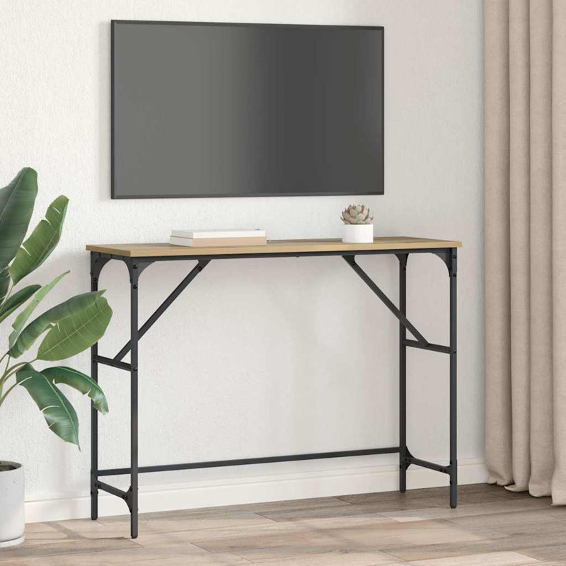 Console Table, 75cm H x 100cm W x 32cm D, Artisan Oak