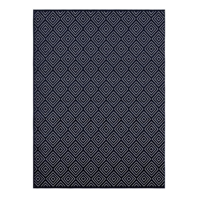 Sabrina Soto Logan Indoor/Outdoor Rug Navy Blue
