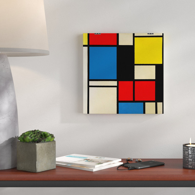 Piet Mondrian - No Frame Painting, 60.96 x 60.96cm