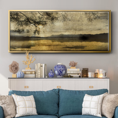 Golden Staffelsee Lake- Framed Canvas