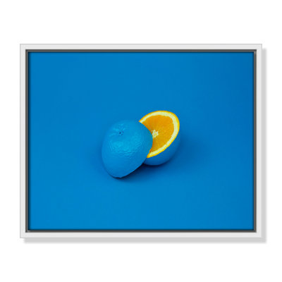 Pop orange en bleu par Davisuko
