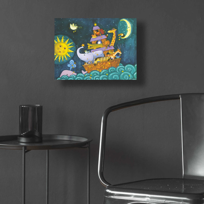 Winston Porter «Ark 3 Starry Ark» par Viv Eisner, art mural en verre acrylique, ACR-29282, H 12 po x l 16 po x P 0,13 po