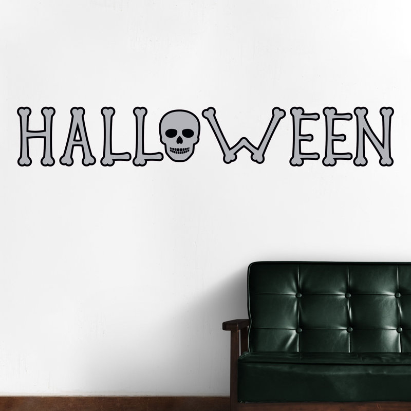 Text & Numbers Wall Decal, 12" H x 40" W