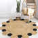 Tapis naturel / noir Adwin