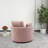 Chemaia Upholstered Swivel Barrel Chair-436219717