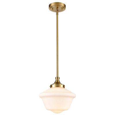 Luminaire suspendu en verre 1 lumière Rhodes