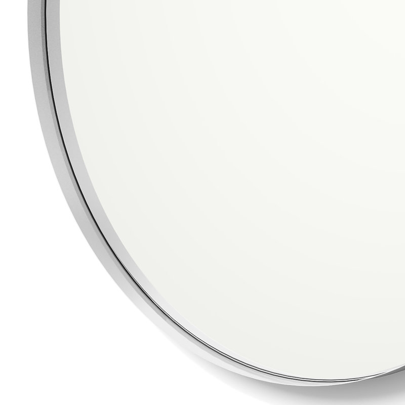 Miroir d'appoint Cele, 24" X 24", Argent
