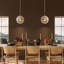 1 - Light Brass Sphere Pendant