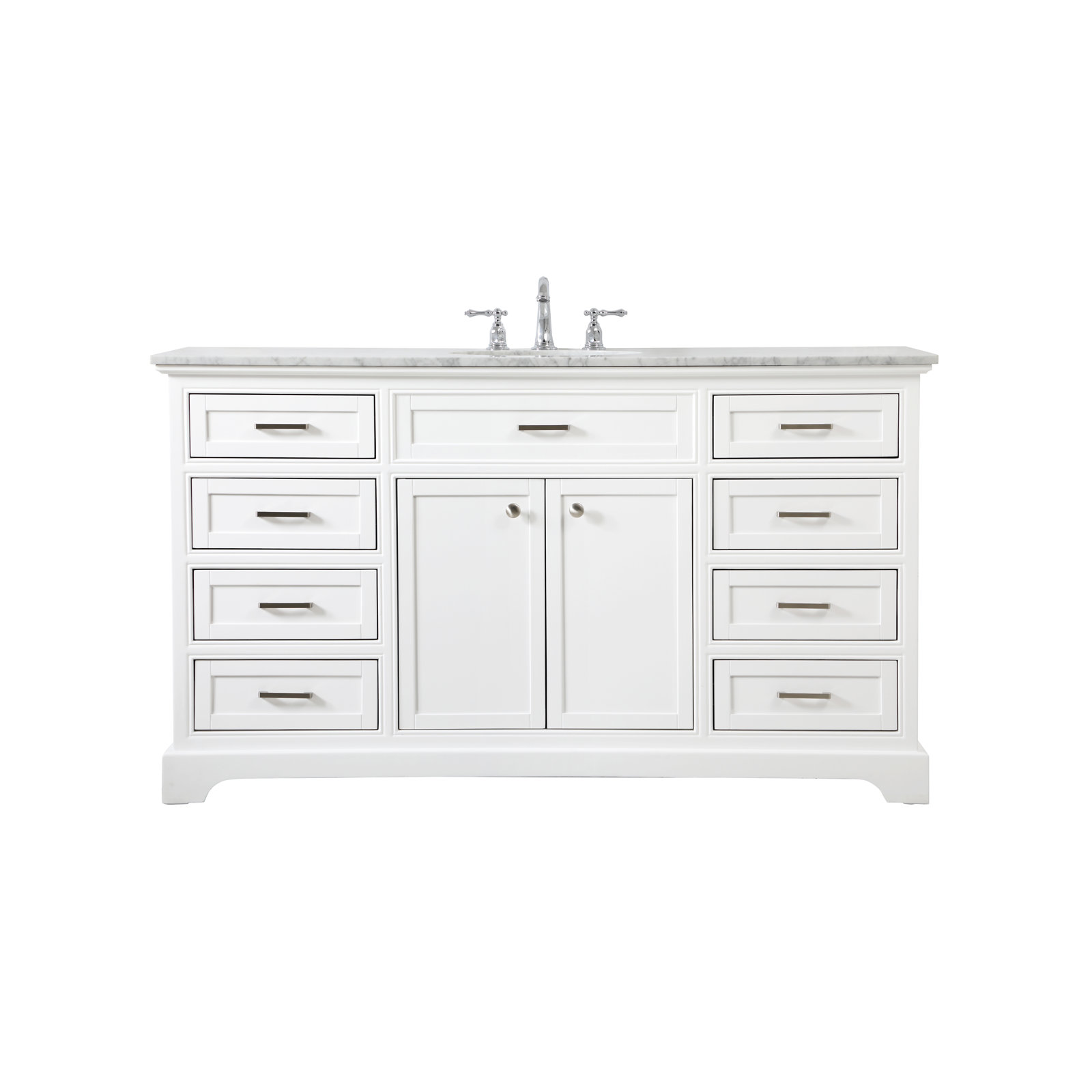 Hermes 60'' Single Bathroom Vanity, White