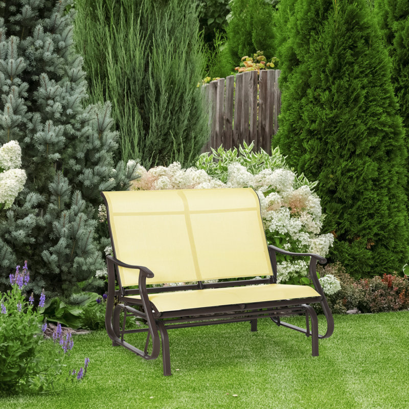 Banc oscillant pour 2 personnes Outsunny