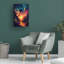 Art mural sur toile tendue - Wumples «Sunset B8», art mural pour salon, chambre à coucher ou bureau - 30 x 47