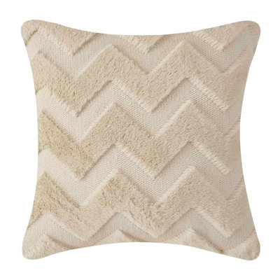 Faux Fur Reversible Throw Pillow