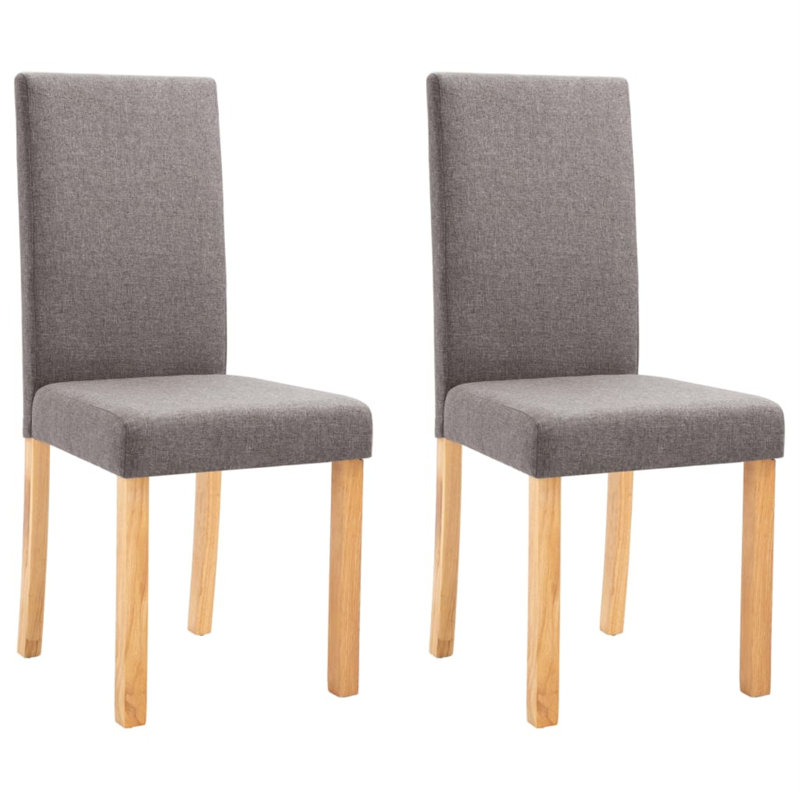 Dining Chairs Side Chair with Solid Wood Legs for Home Kitchen, 2, Light Brown, Natural