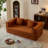 Sicilia 78.7'' Upholstered Convertible Sleeper Sofa Bed With 2 Pillows,Foldable Futon,Corduroy Sofa,Floor Lounge Couch-1388297615