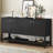 Functional Entryway Console With Frame And Practical Design Table Spacious Compartments Stylish Look-1627848176