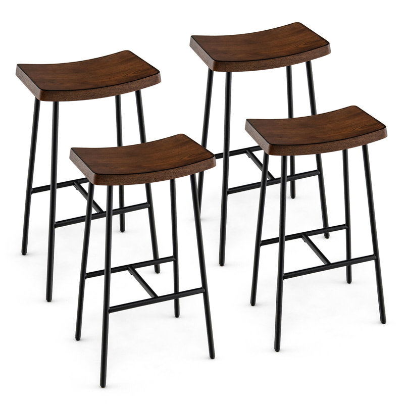 Alliah Counter Stool with Metal Frame
