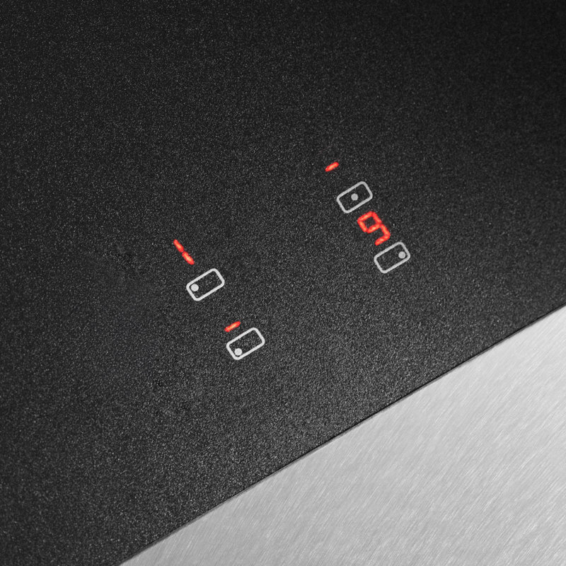 ZLINE Autograph 30 in. Paramount Induction Rangetop w/ 4 Elements in Satin Steel and Black Accents, Matte Black
