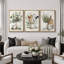 «Rustic Botanical Kitchen Still Life», art de cuisine, impression sur toile encadrée, 3 pièces-130379562-130379565