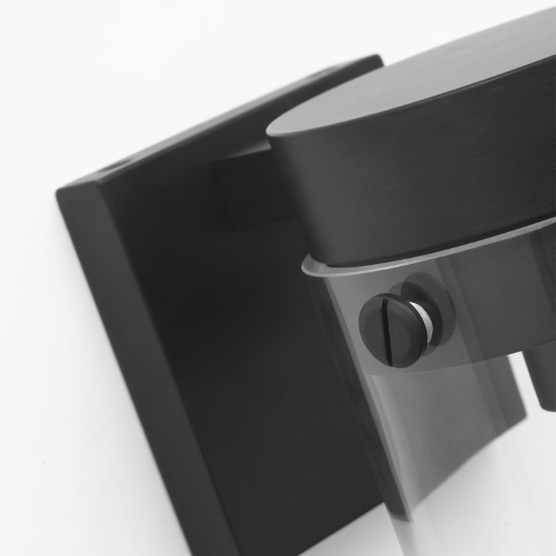 Chapman & Myers Alphon Light Bathroom Bedroom Wall Fixture In With Clear Shade, 1 Light, 10.25" H x 5.375" W x 7" D