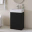 Meuble-lavabo simple autoportant de 20 po avec plateau en céramique intégré-1519475271