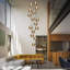 Amice 15-Light Adjustable Glass Cluster Pendant-204775676