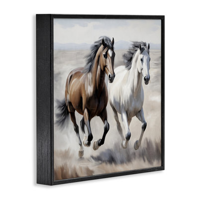 Art de giclée encadrée par Wild Run Horse, conception de Kim Allen