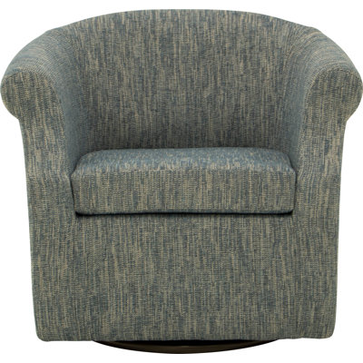 Buril Upholstered Swivel Barrel Chair