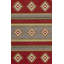 Mesa Wool Southwestern Area Rug in Red-63867182